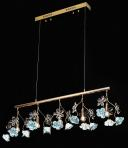 Modern Villa Decoration Pendant Light Custom Luxury LED Crystal Chandelier