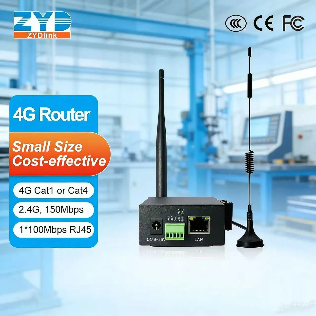 Waterproof Outdoor Industrial 4G LTE Router for Harsh Outdoor Environment