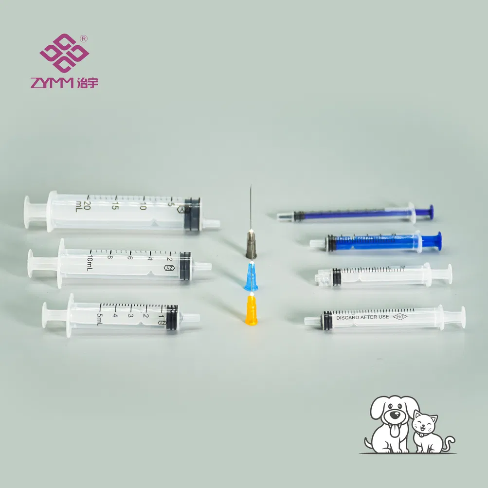 Color Coded Veterinary Injection Syringe for Quick Needle Gauge Identification Veterinary Syringe