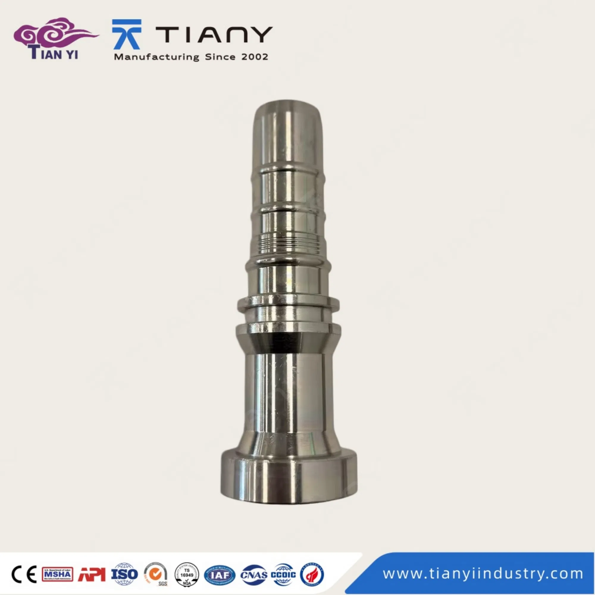87311 SAE J518 Flange Fitting Zinc Plated Hydraulic Hose Connector 3000 Psi & 6000 Psi
