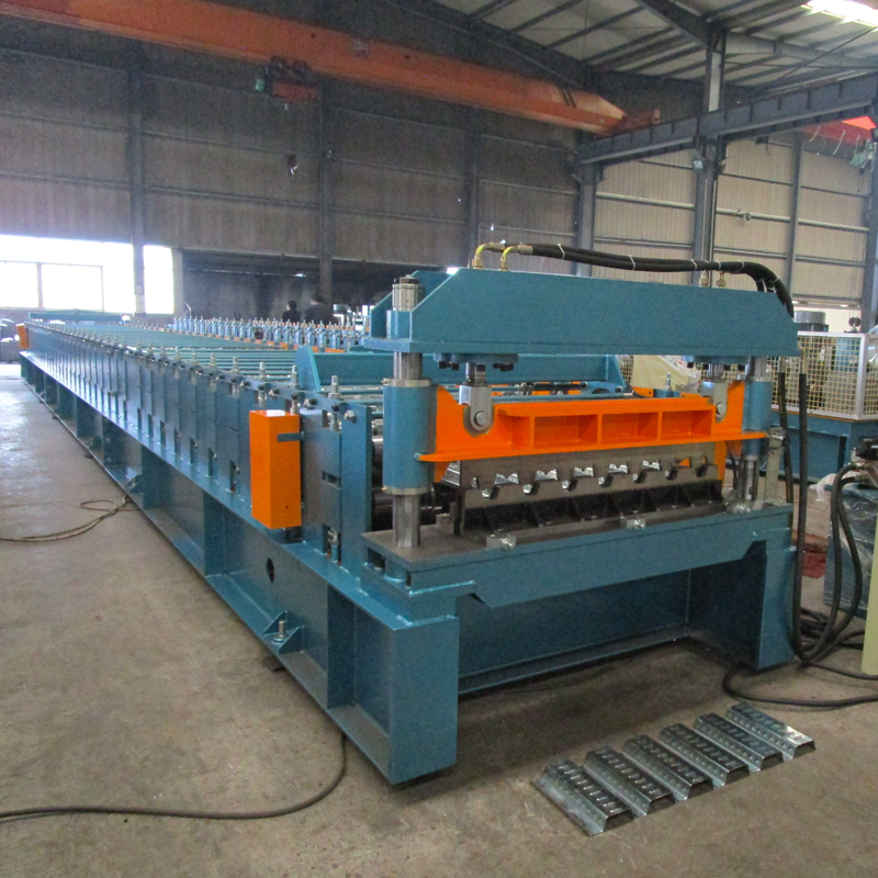 Lifetime Service Metal Colored/Color Aluminum Galvanized Coils Trapezoidal Corrugated Iron Floor Deck Sheet Profile Cold Roll Forming Machine Price
