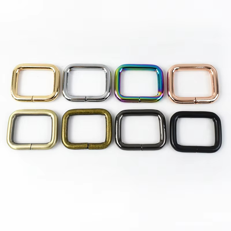 25mm Metal O D Ring Buckle Bag Hardware Accessories Backpack Strap Adjuster Clasp Webbing Belt Hook