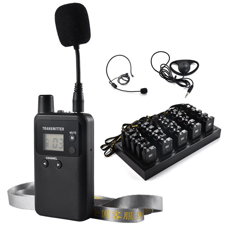 Wireless Whisper Tour Guide System for Factory Tourism Visit Conference High Cost-Performance