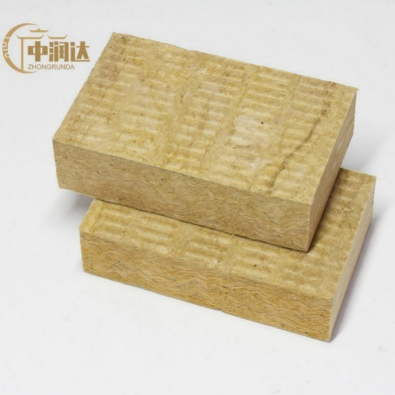 Fireproof 80kg/M3 Mineral Wool Sheets Rock Wool Board Insulation