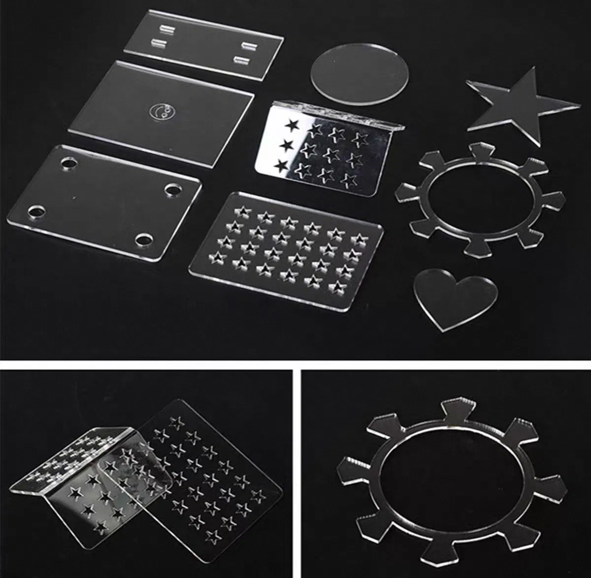 High Precision Laser and CNC Cutting Acrylic Block Sheet with Customized Shape