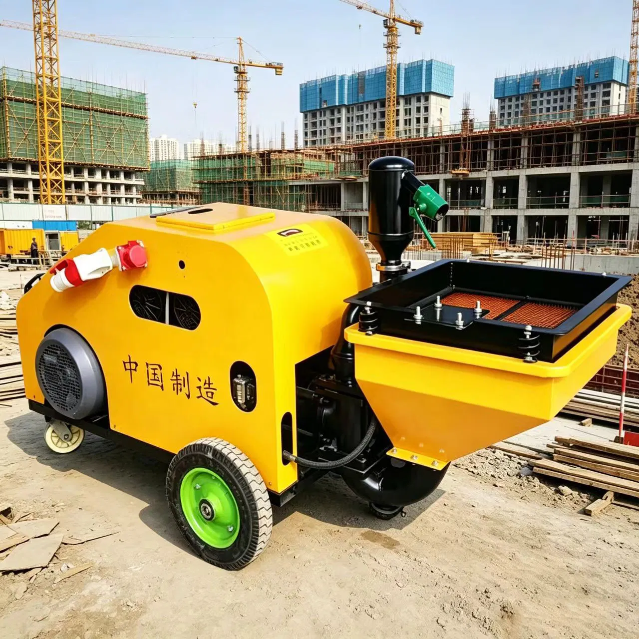 Multi Functional Mortar Spraying Machine Cement Mortar Gypsum Real Stone Paint Wall Plastering Spraying Machine