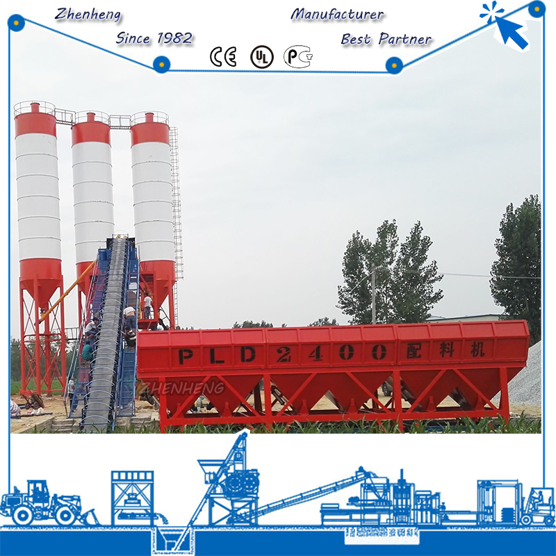 Ready Mixed 90m3/H Concrete Batching Plant to Europe Russia