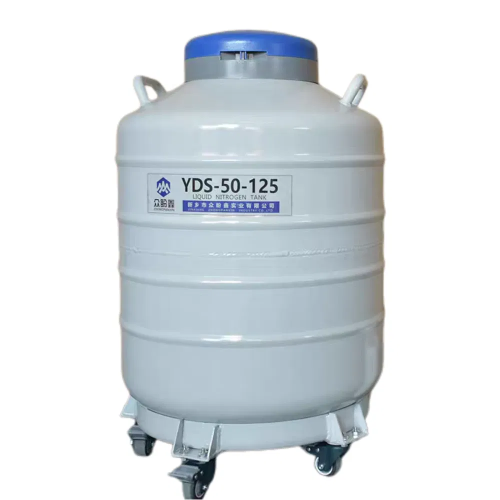 Yds-50-125 125mm Caliber Liquid Nitrogen Container Tank for Cryo Trasnport
