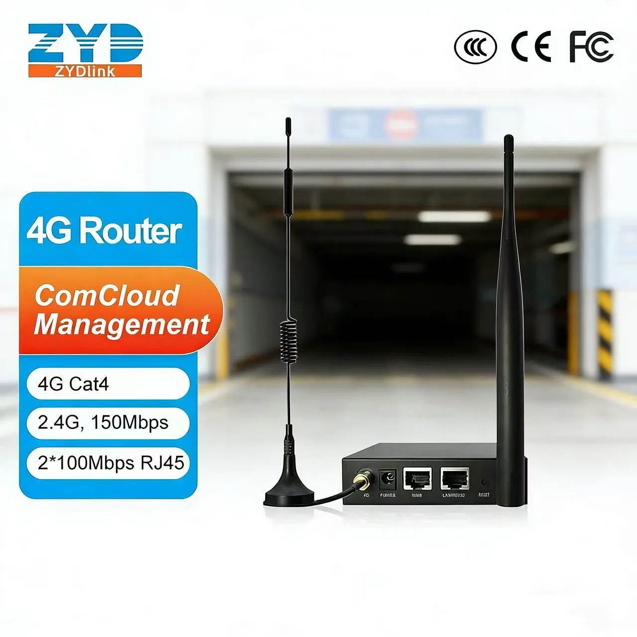 Advanced 4G Wireless Router with Wide Voltage Input for Remote Operations