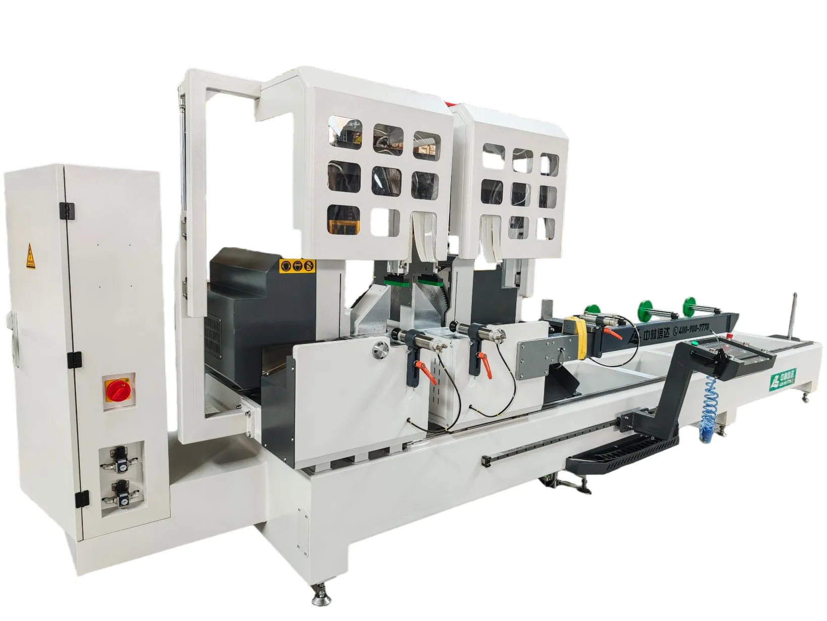 New Arrival Aluminum Profile Double Head Mitre Saw Window Door Making Machine