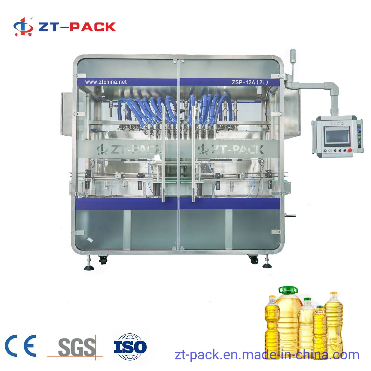 Automatic Sunflower Oil Bottle Liquid Filling Machine