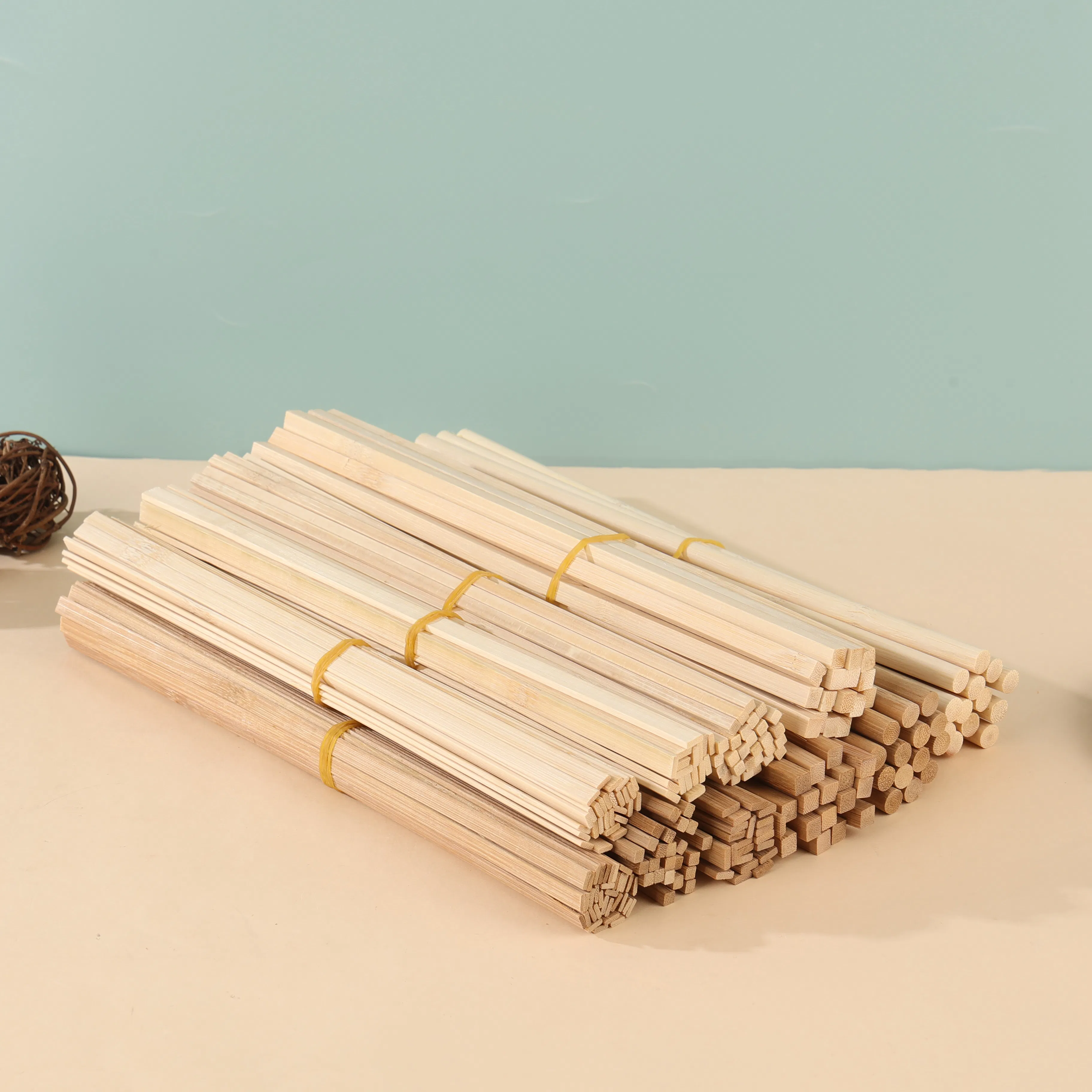 Custom Length and Shape Bamboo Strips - Carbonized for Food Safety