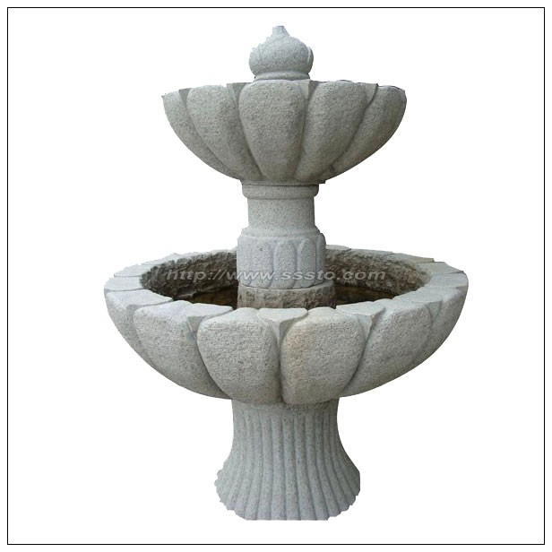 Natural Stone Carving Fountain / Garden Fountain for Decoration