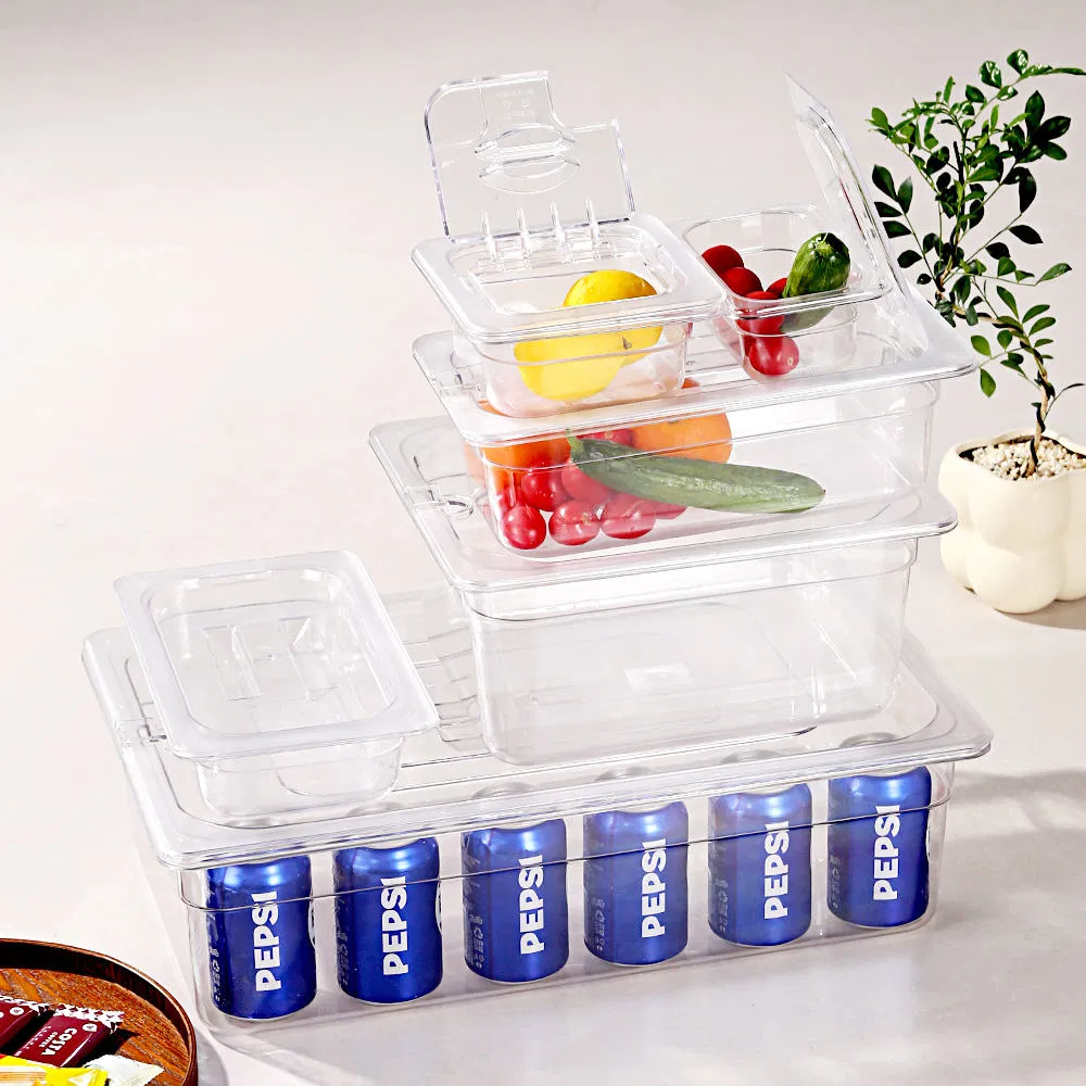Plastic Gn Pans - Transparent Rectangular PC Containers High Quality