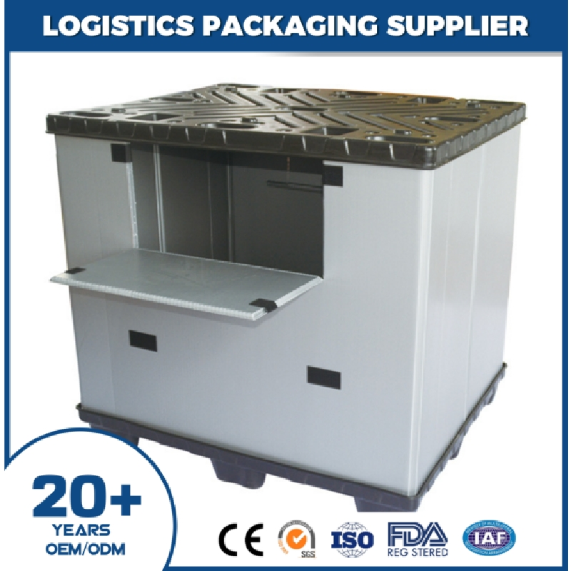 Innovative China Collapsible Foldable Plastic Pallet Box for Warehouse Use