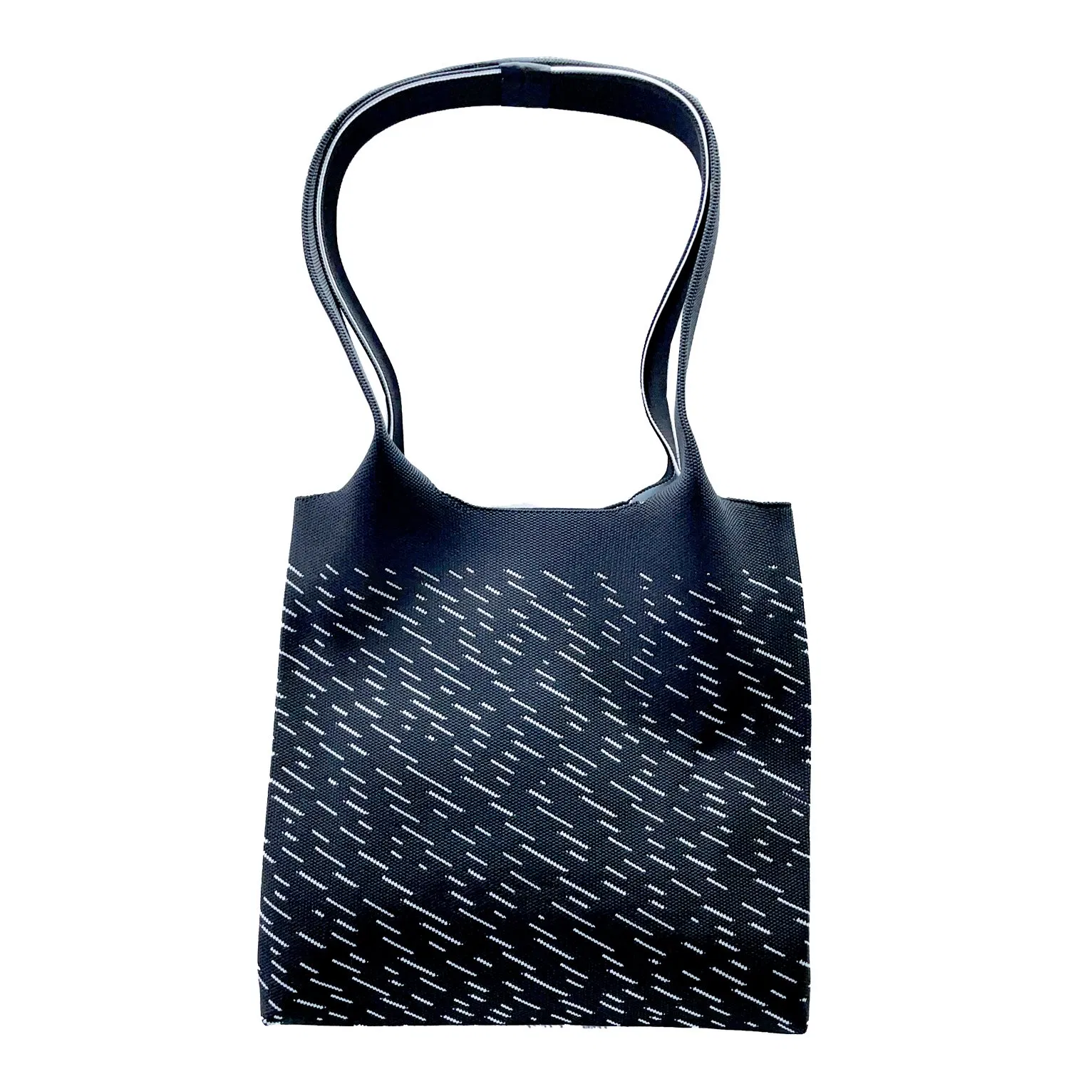 Colorful and Geometric Pattern Designer Knitted Fashion Women Handbag Tote Bag Shoulder Bag Handbag