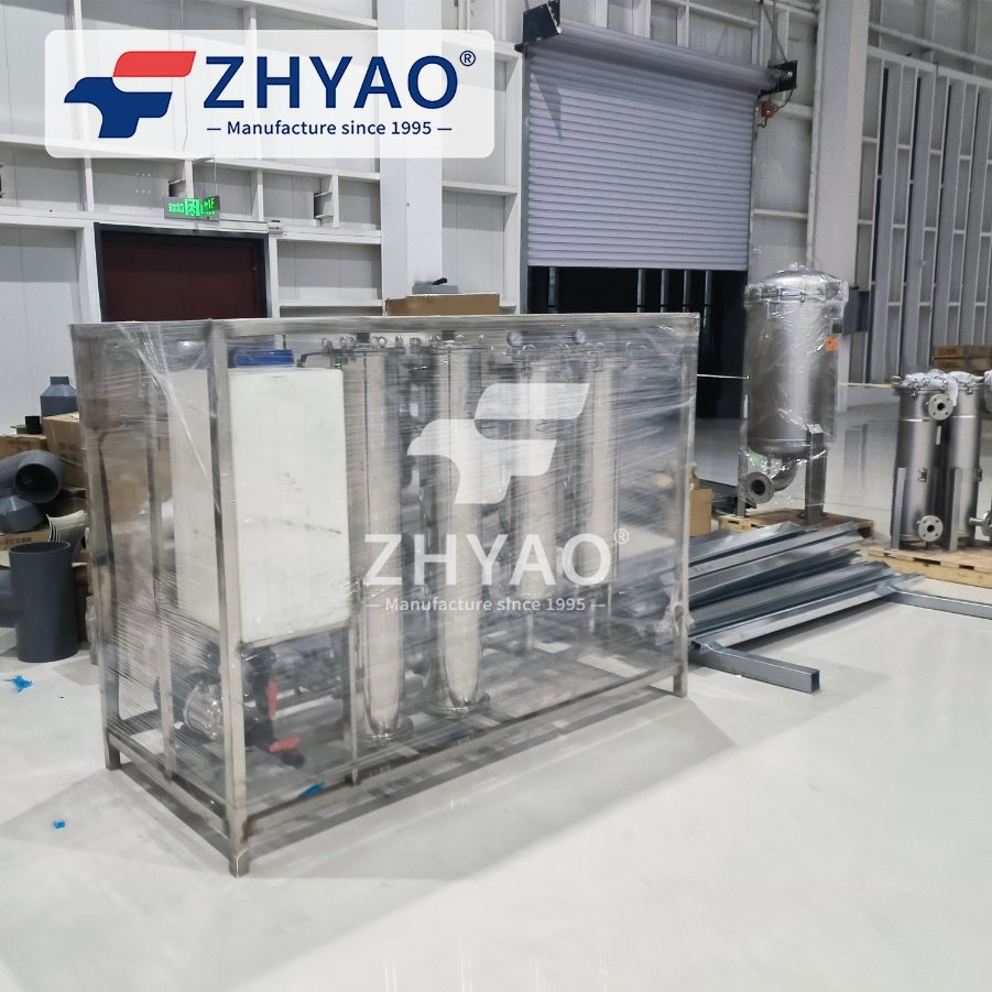 Zhyao 2025 Croatia Project Industrial Box Type Transformer Sliding Track Powder Coating Spraying System for Metal Brackets