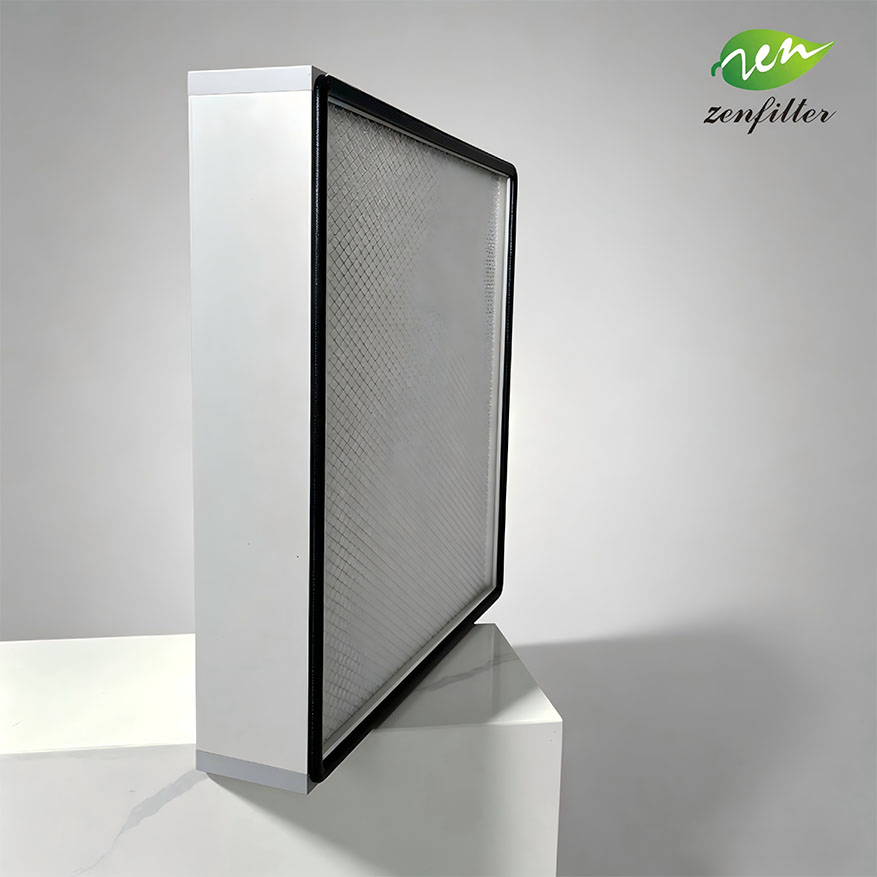 Custom Frame Mini Pleat HEPA Filter for Special Size Air Purification Cabinet