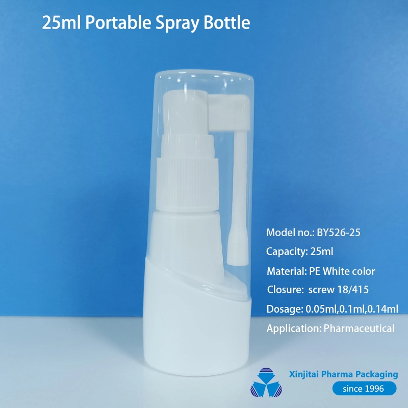 25ml 35ml Portable Bottle with Throat Spray