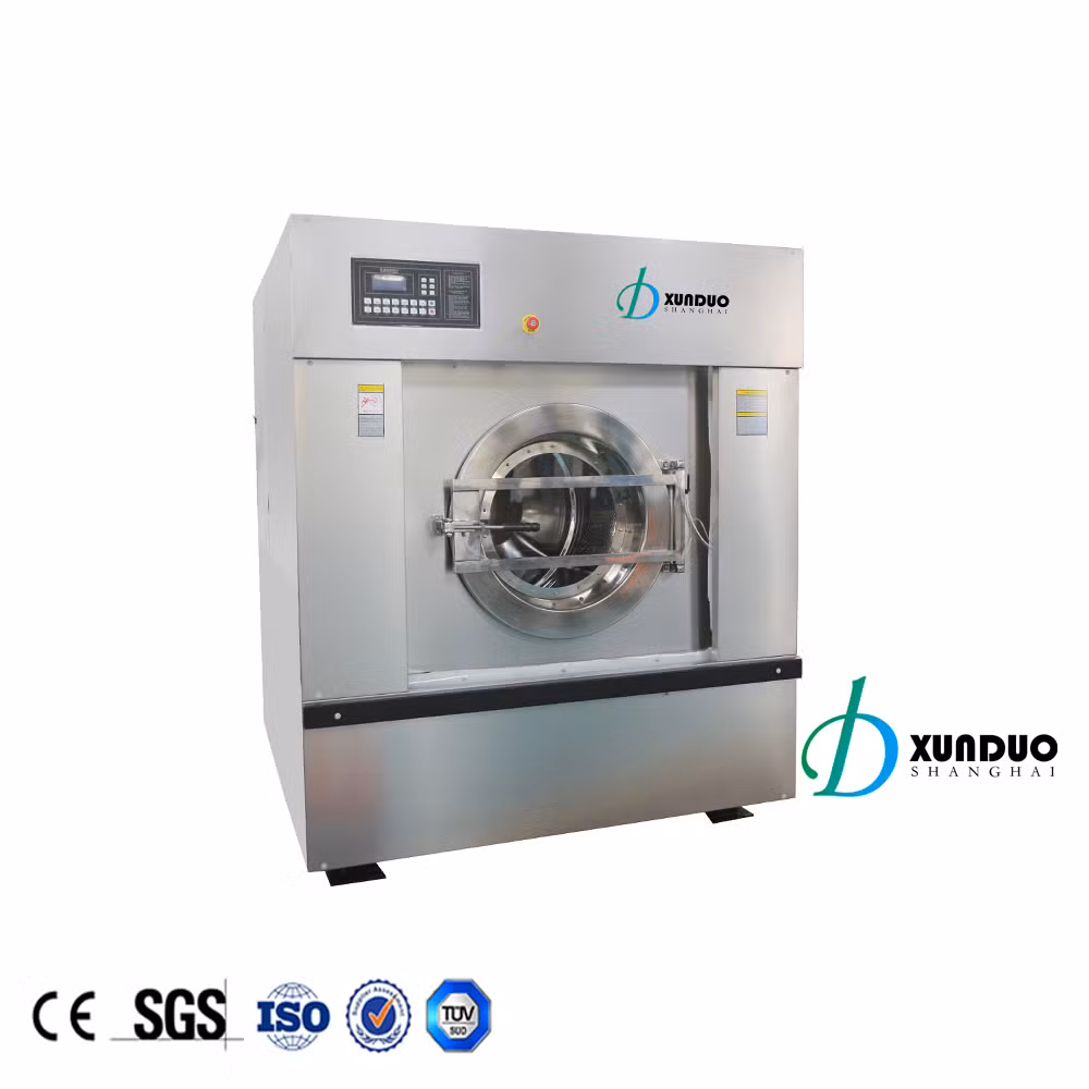 Fully Automatic Industrial Wash Extractor with Dryer, Commercial Hotel Washing Machines