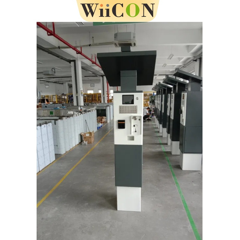 on-Street Solar Powered Parking System Ticket Machine