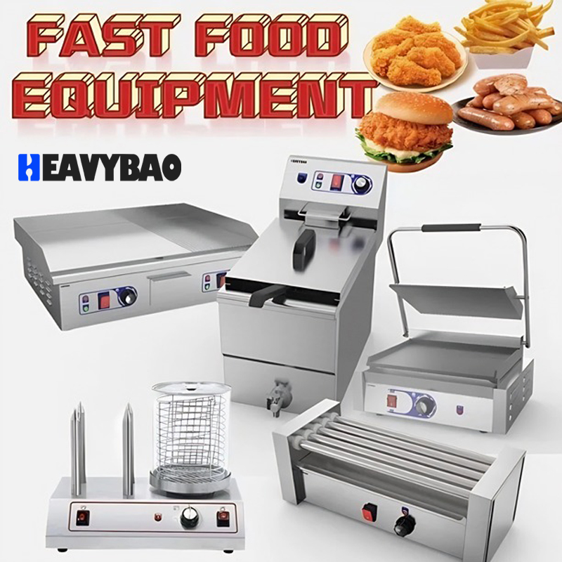 Heavybao Professional Hotel Catering Restaurant Baking Fast Food Kitchen Equipments with CE