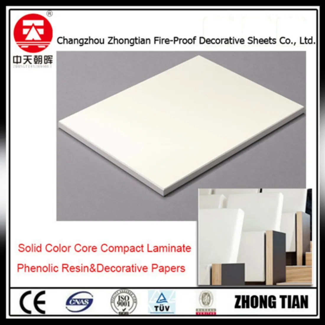 White Colorful Core Phenolic Laminate