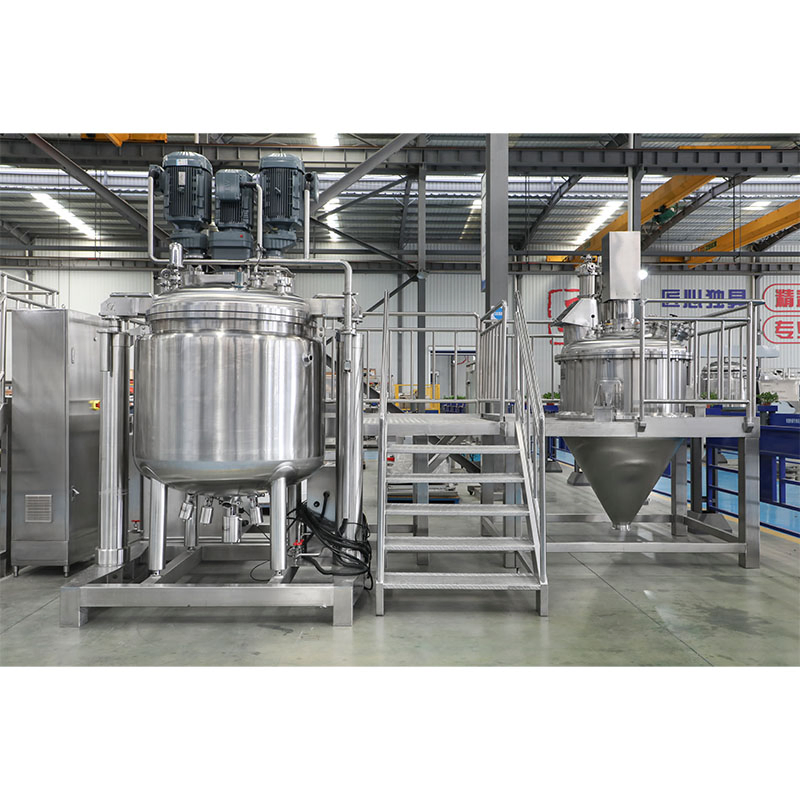 Cosmetic Cream Vacuum Homogenizing Emulsifying Homogenization Emulsification Emulsifier Mixer