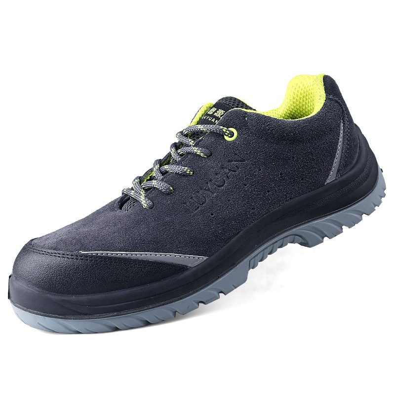 Premium High Cut Safety Shoes with Non-Slip Steel Toe Design