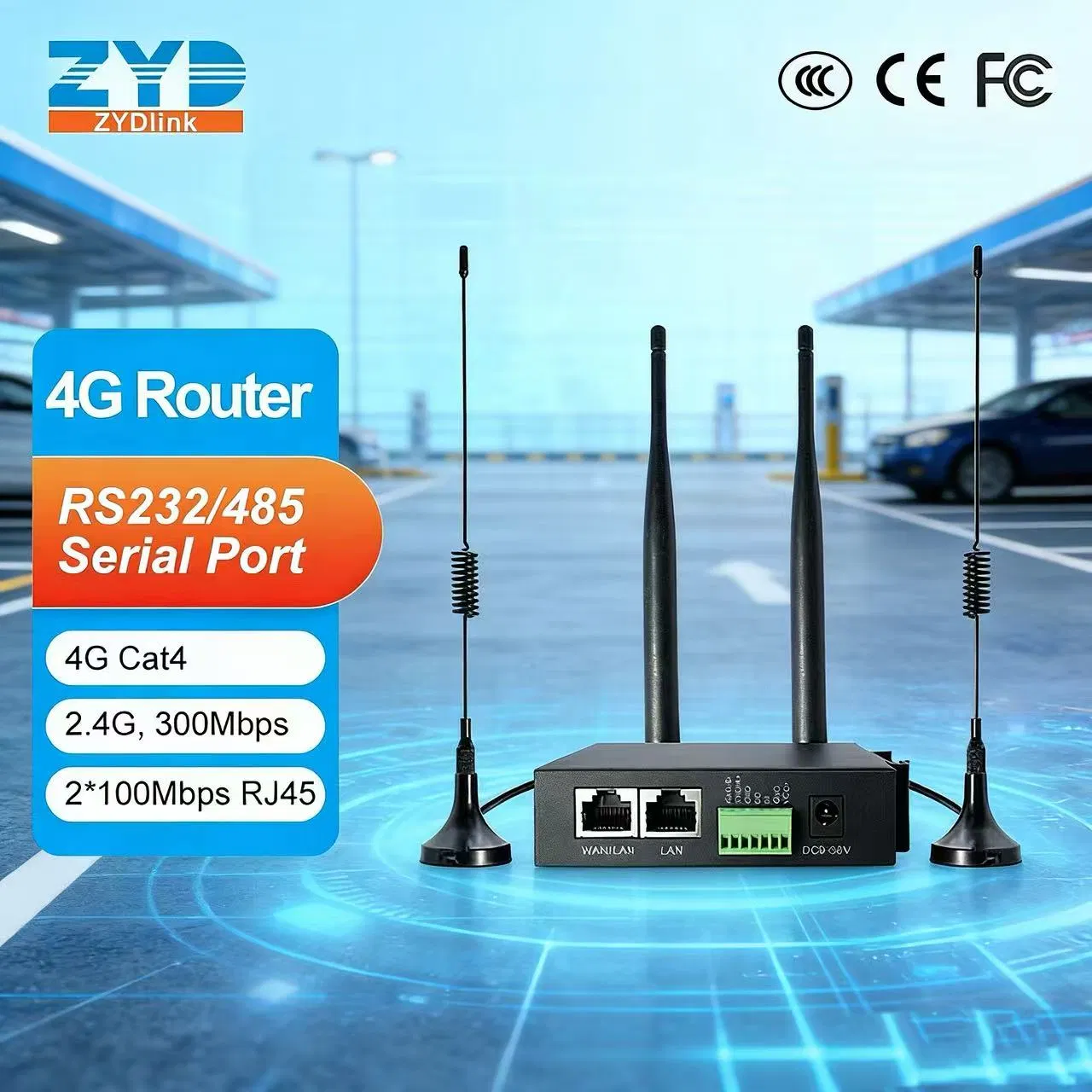 Industrial 4G LTE WiFi Router Delivers Stable Network for IoT and Remote Monitoring Applications