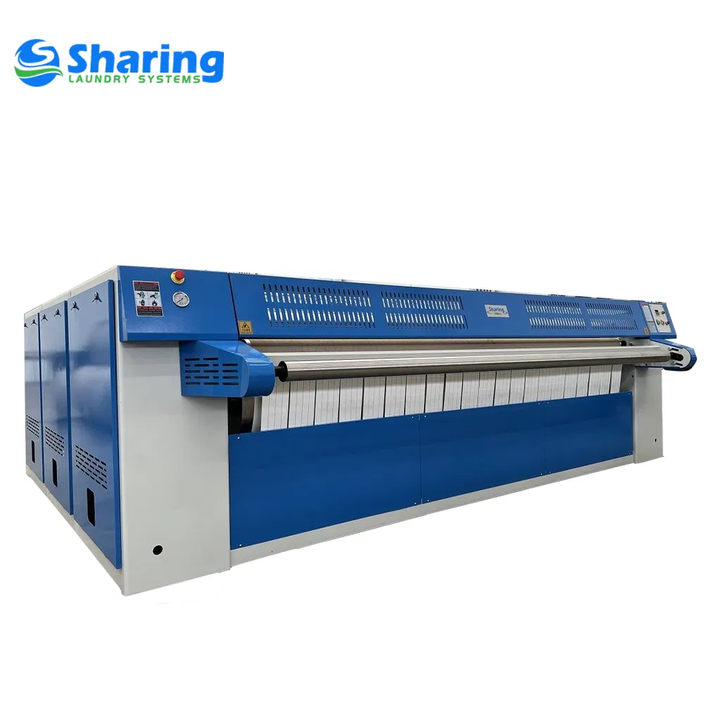 3000mm Bedsheets Flatwork Ironer Hotel Linen Laundry Equipment Ironer