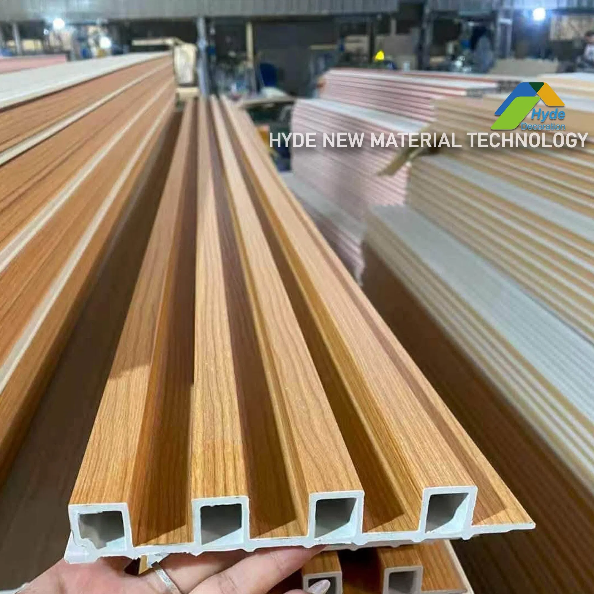 Environmental-Friendly Construction Materials Wood Plastic 3D WPC Wall Panel Interior Home Decoration Waterproof Ceiling Board