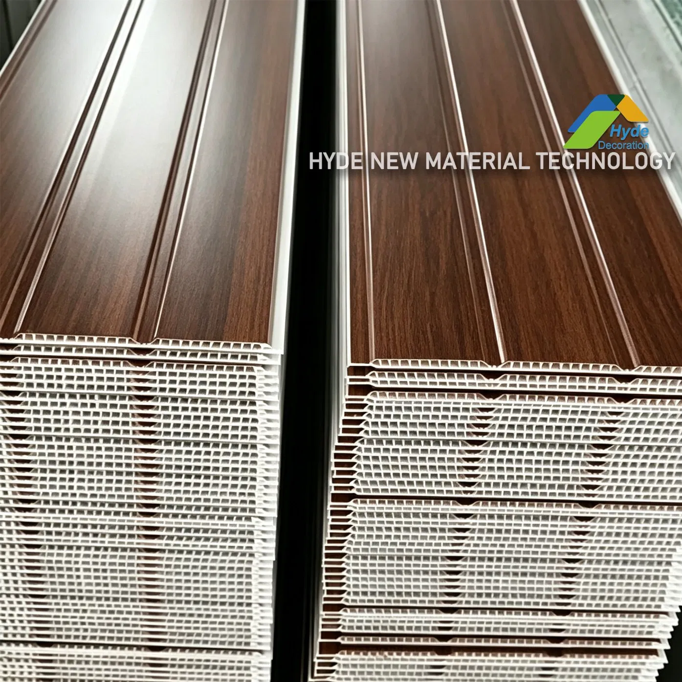 Hollow Interior Decorative Wall Panel Plafon Lambri PVC Tongue and Groove False Ceiling for Construction