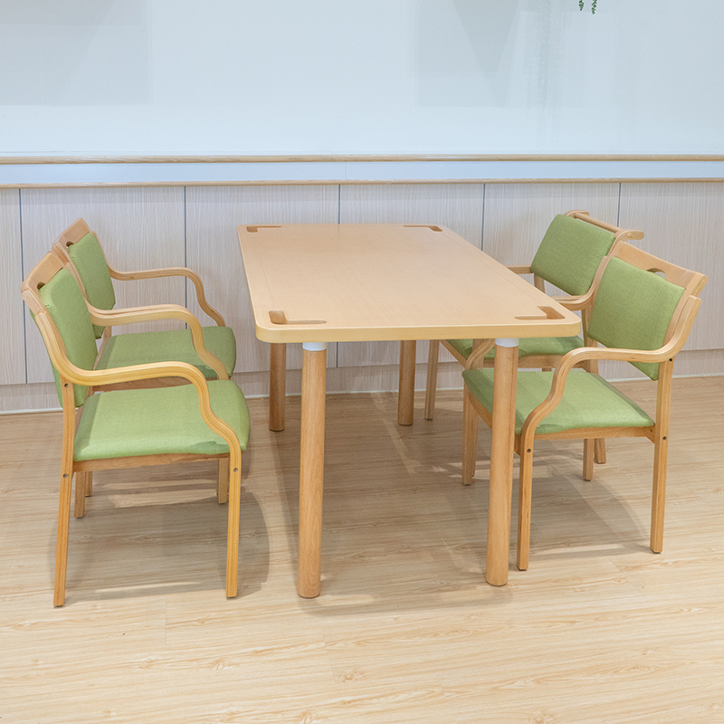 Modern Anti-Knock Round Dining Table and Chair Set