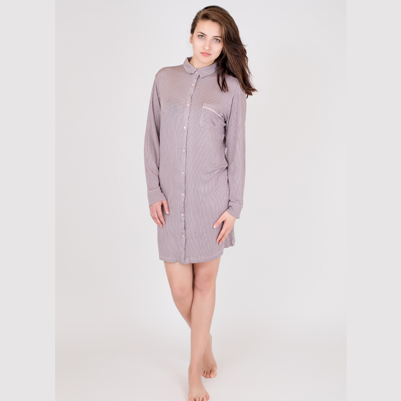 Long Sleeve Casual Loose T-Shirt Dress High Quality Fashion Special New Design Summer Home Dress Women T-Shirt Viscose Printed Short Dress