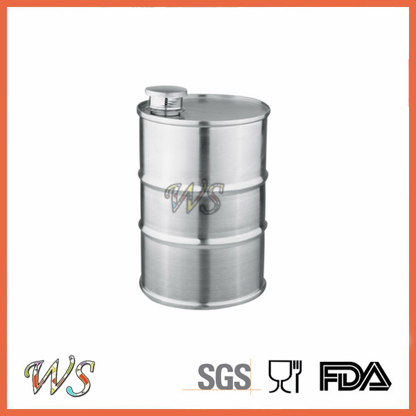Wsjjyy018 Stainless Steel Hip Flask 7 Oz Hip Flask Hip Liquor Flask Wine Pot Oil Drum Hip Flask