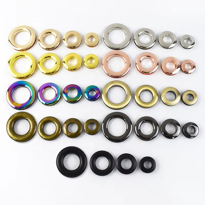 18mm Zinc Alloy O Ring Screw Buckle Bag Clasp Decorative Eyelet Button Belt Strap Luggage Hardware Accessories
