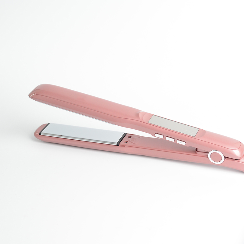 New Ceramic Flat Iron Hair Straightener Temperature Control Mini Travel Hair Straightener