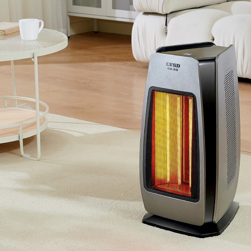 Smart Remote Controlled Oscillating Plastic Tower Fan Heater with Timer 220V 2200W for Home Us