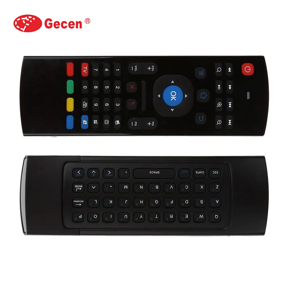 2020 Gecen Voice Control Wholesale Remote Control 2.4G Air Mouse Mx3 Wireless Wireless Mini Keyboard Airmouse Mx3 Air Mouse