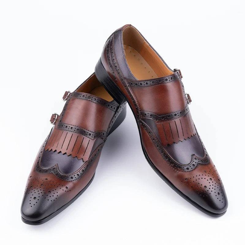 New Pattern Formal Casual Shoes for Men Business Office Suits Comfortable Loafers