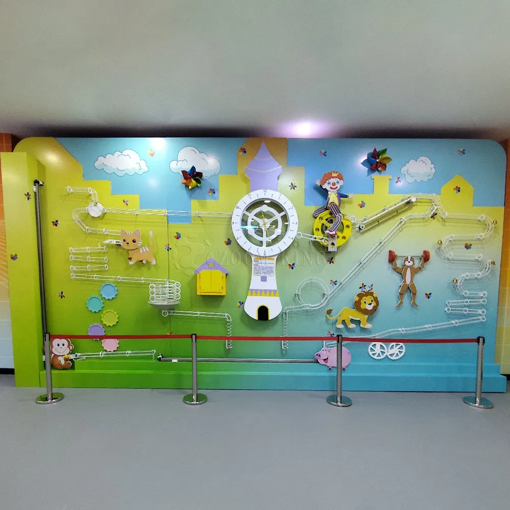 Ball Wall Science Kinetics: Flying Ball Pipeline Challeng Interactive Kinetic Ball Maze Custom Science Museum Ball Relay Mechanical Exhibit Manufacturer