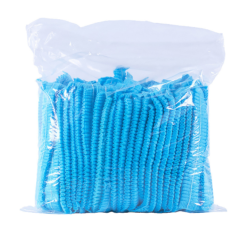 Disposable Daily Usage Supply Single-Use Plastic Strip/Clip/Bouffant/Mop/Nonwoven/PP Cap Shower/Bathing/Hotel Cap Round Head Hair Cap with ISO13485