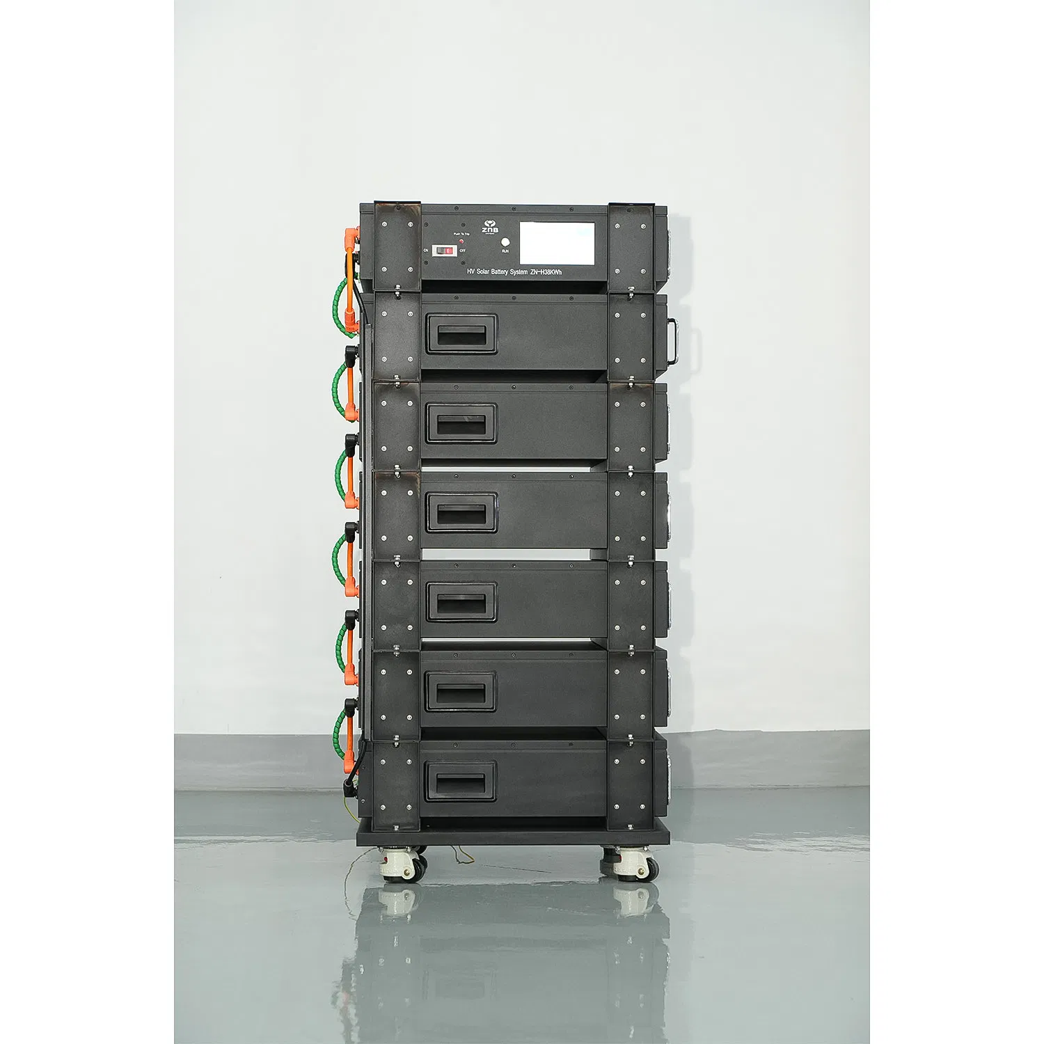 High Voltage Energy Storage Battery 384V 100ah 38.4kwh LiFePO4 Zn384100-H Solar Power