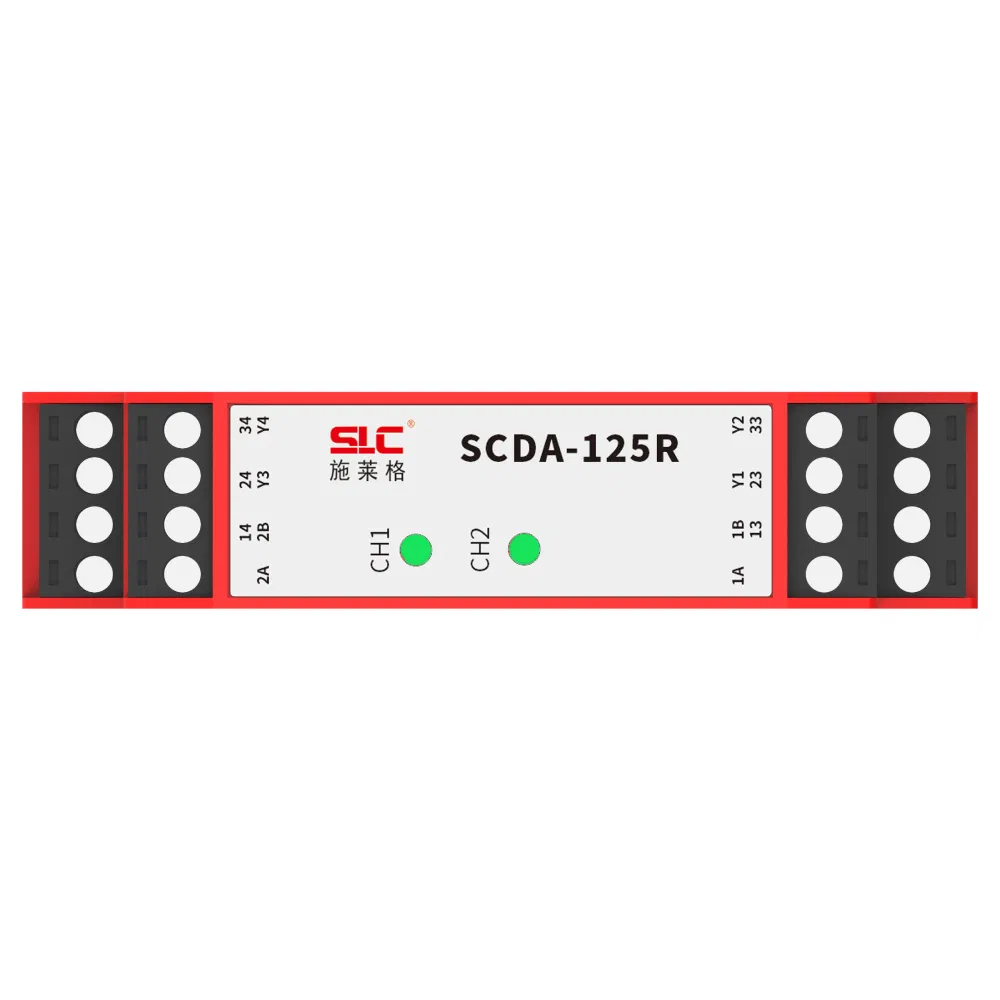 SLC-SCDA125R Series Safety Relay,Manual reset,E-stop,Automatic control, connected to PLC