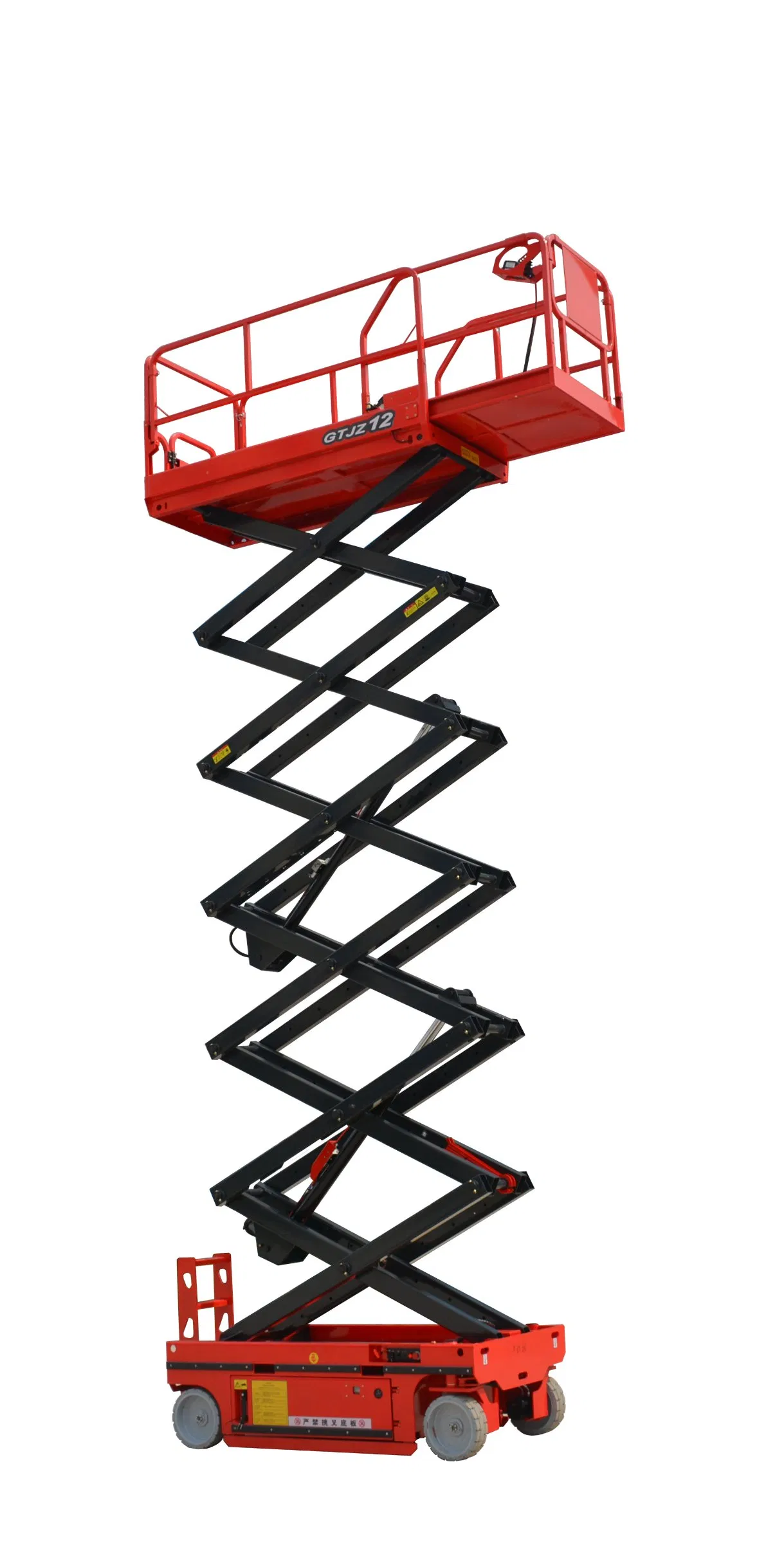 6-14m Electric Movable Scissors Lift Hydraulic Mobile Electric Scissor Lift Man Lift for Aerial Work Platform