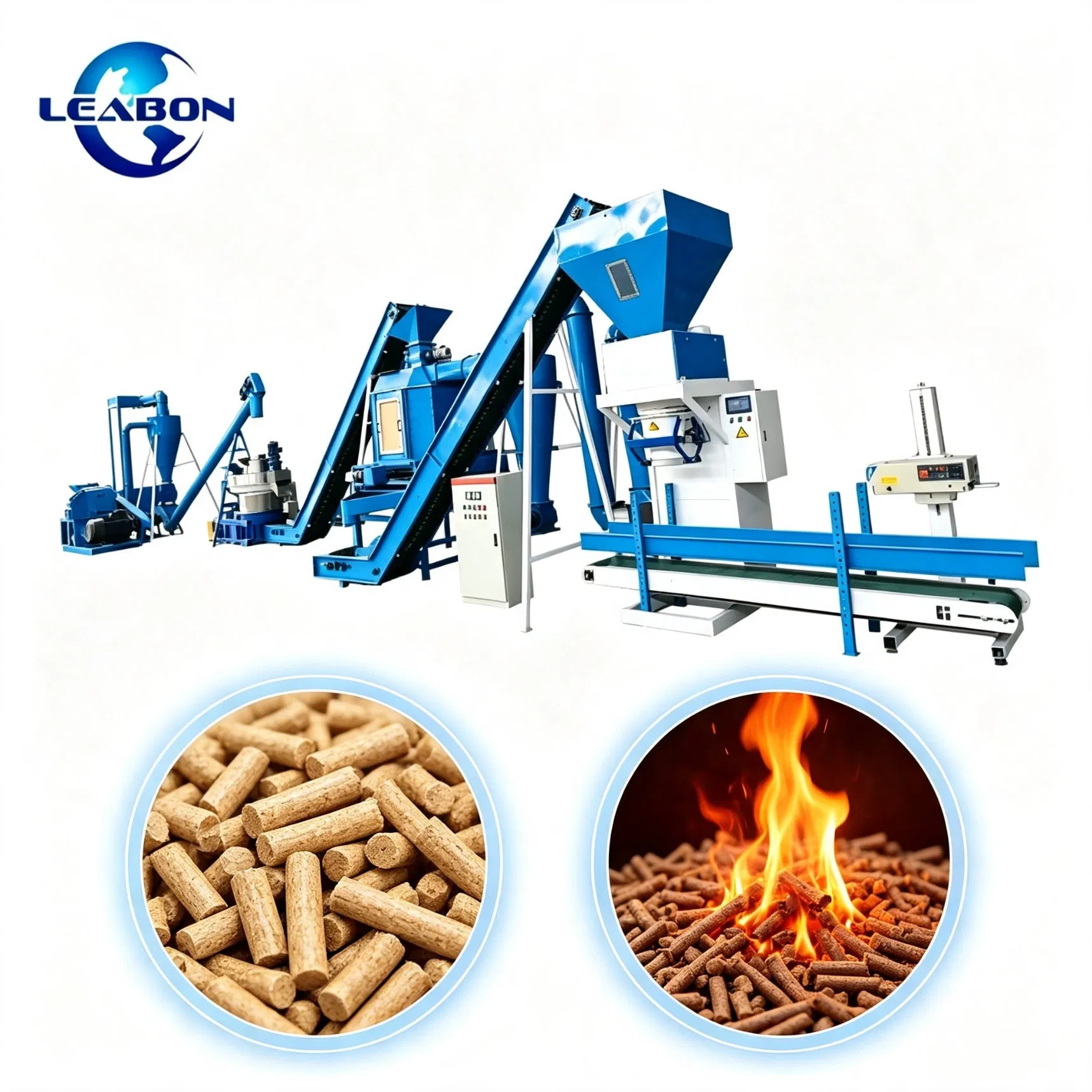 1000kg/H CE Ring Die Biomass Wood Sawdust Pellet Making Machine Pellet Machine