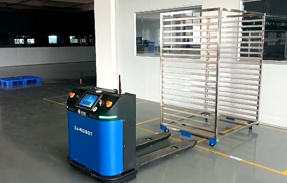 Application of Agv Unmanned Forklift Intelligent Handling Robot in Automated Chemical Plants