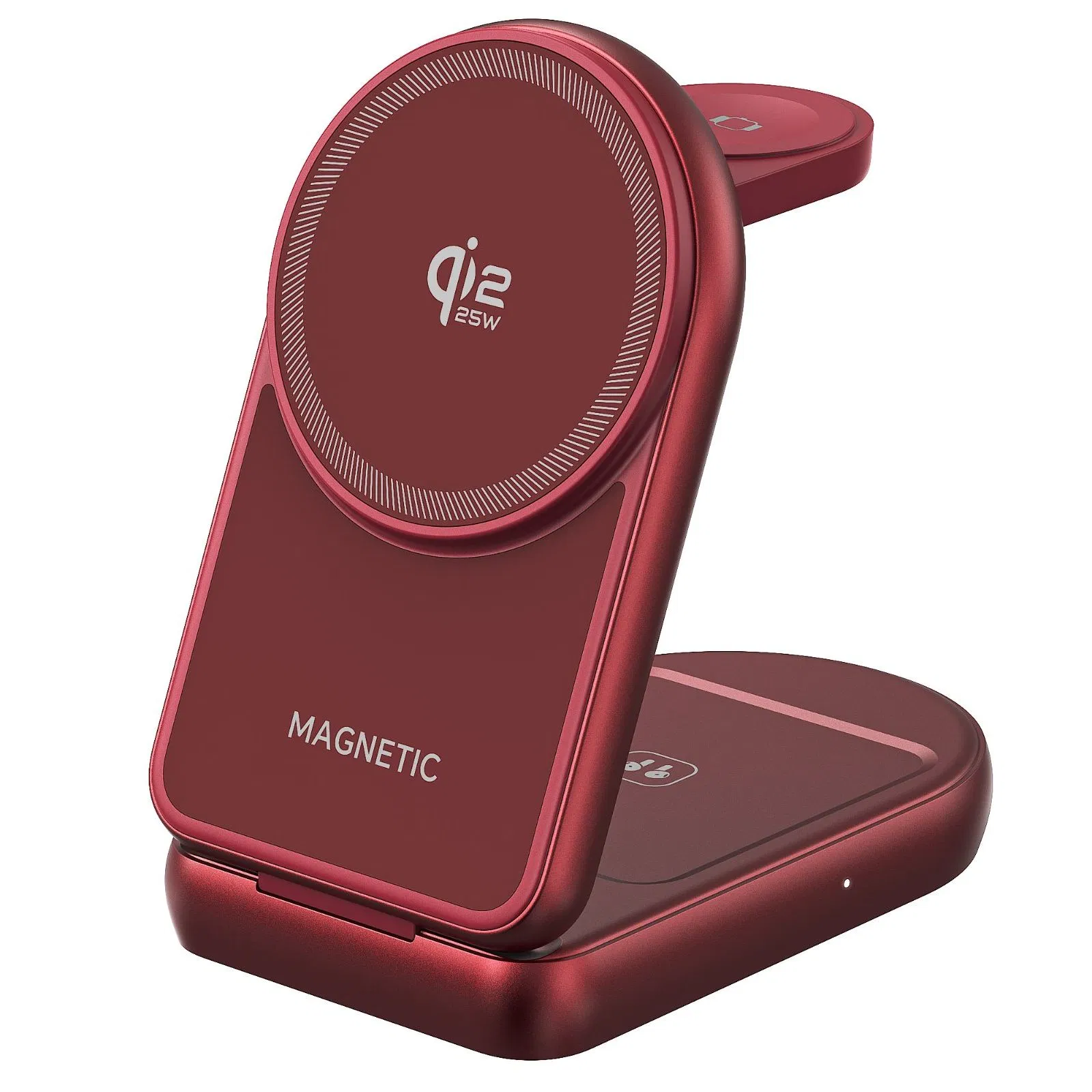Fast Charging Mobile Phone Magnetic Lazy Holder Gift Features Qi2.2 Wireless Charger