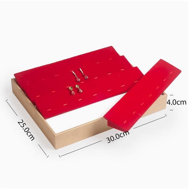 Gold Jewelry Necklace Bracelet Display Props Jewelry Display Rack Pendant Bracelet Tray